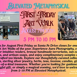 August First Friday at Elevated Metaphysical