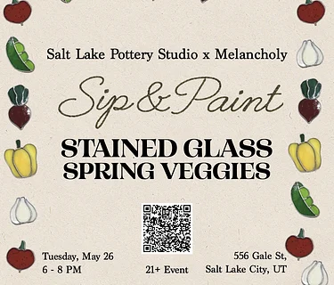 Sip & Paint with Salt Lake Pottery Studio