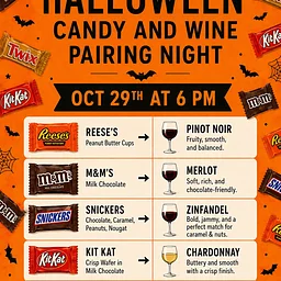 Halloween Candy & Wine Pairing