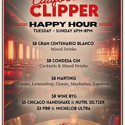 Happy Hour 6-8 PM Tuesday - Sunday