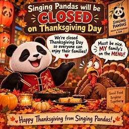 Closed Thanksgiving Day