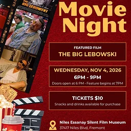 “The Big Lebowski” Movie Night at Essanay Silent Film Museum