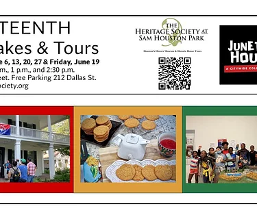 Juneteenth Tea Cakes and Tours on Juneteenth