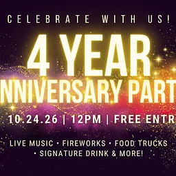 FOUR YEAR ANNIVERSARY PARTY