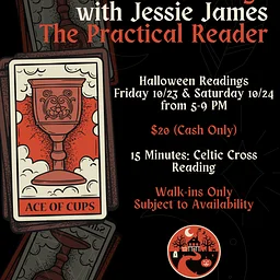 Halloween Tarot Reading Event with Jessie James the Practical Reader