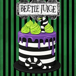 Beetlejuice Cake