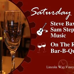 Saturday Tunes and Food with Steve Baxter & Sam Stephenson Music and On The Rise Bar-B-Que