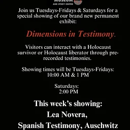 Dimensions in Testimony: Lea Novera
