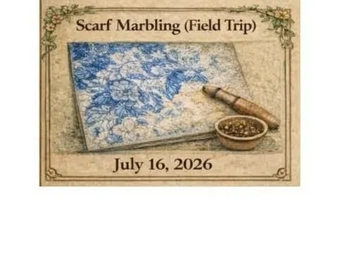 Craft Classes at the Inn - Scarf Marbling