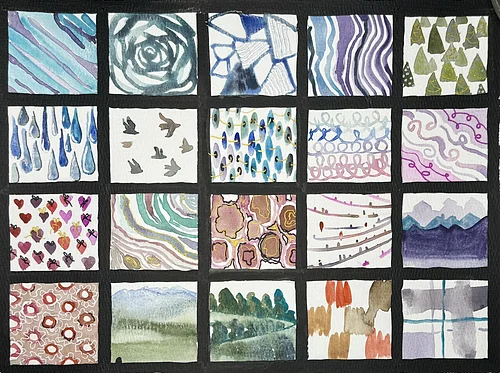 NEW DATES! Relaxing Watercolor Exploration w/ Crystal Newton!