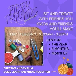 2026 Fiber Friends at WMQFA- Third Thursdays!
