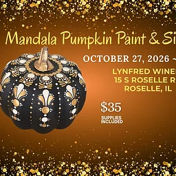 Mandala Paint & Sip: Pumpkin Edition