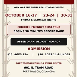 FORT TOWSON – HAUNTED TRAIL