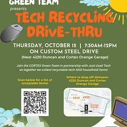 Cortex Green Team: Tech Recycling Drive Thru