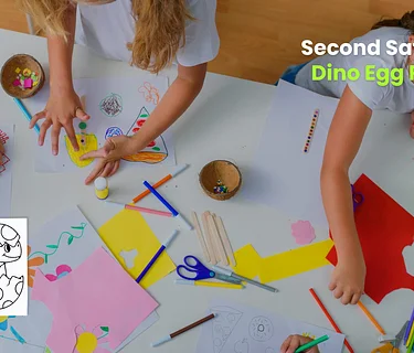 Second Saturdays: Dino Egg Puppets