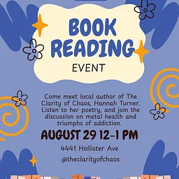 Book Reading Event with Author Hannah Turner