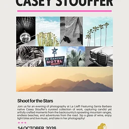 ‘Shoot for the Stars’ Casey Stouffer Photography Pop-up