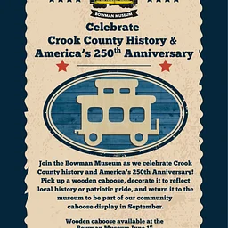 Celebrate Crook County History & America’s 250th Anniversary