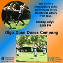 Olga Dunn Dance Company on the Library Lawn