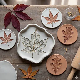 Leaf Pressed Bowl with Christin (Take & Make)