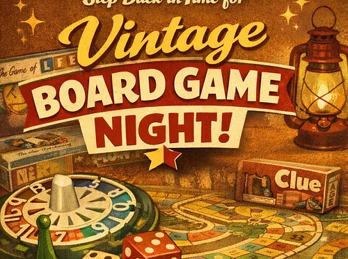 Vintage Board Game Night