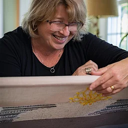 Embroidery Stitch of the Month: Stem Stitch with Nancy Quick Langer