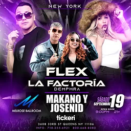 Flex & Makano & Demphra from La Factoria & Josenid in concert in Queens