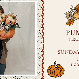 Telaya Design: Pumpkin Floral Arrangements