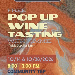 Free Pop Up Wine Tasting with Kimmie!