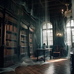Tween Scene: Haunted Library Escape Room