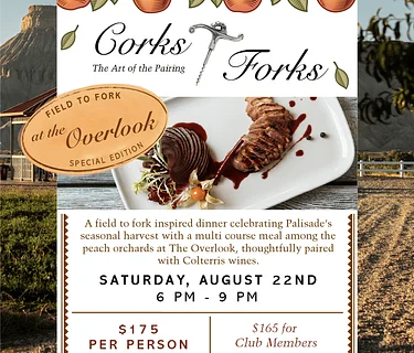 Corks & Forks: The Art of the Pairing – SPECIAL EDITION Field to Fork @ the Overlook