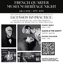 French Quarter Museum Heritage Night at the New Orleans Pharmacy Museum ft. Alexis & the Sanity