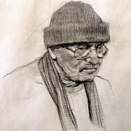 Portrait Drawing in Charcoal