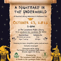 Nightmare in The Underworld: A Haunted Library Adventure and Halloween Fair