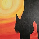 Horse Grazing 25% off
