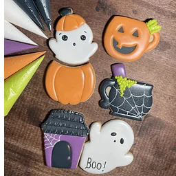 Cookie Decorating: Boo Halloween