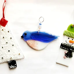 Fused Glass Ornaments