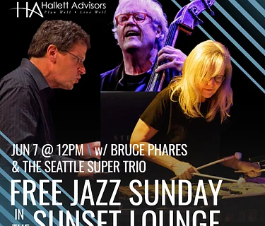 Free Jazz Sunday with Bruce Phares and the Seattle Super Trio