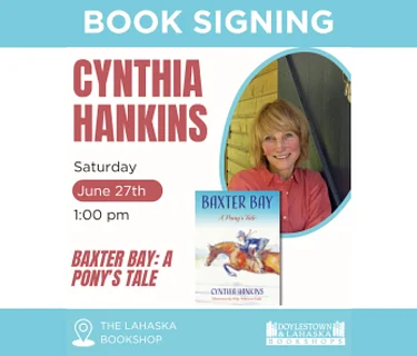 Author Cynthia Hankins at Lahaska Bookshop
