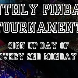 Monthly Pinball Tournament