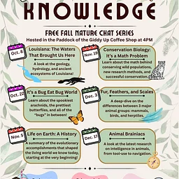 Thirsty For Knowledge Talk Series