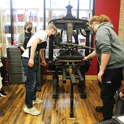 Printing on the Handpress