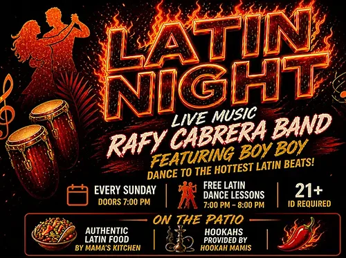Latin Night w/ Rafy Cabrera Band & BoyBoy