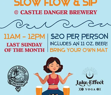 Slow Flow + Sip Yoga with Lake Effect Yoga