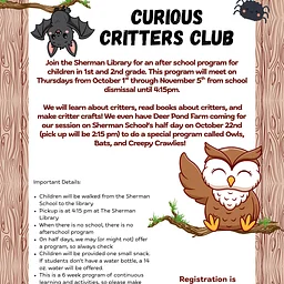 Curious Critters Afterschool Program