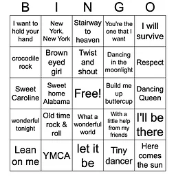 Music Bingo