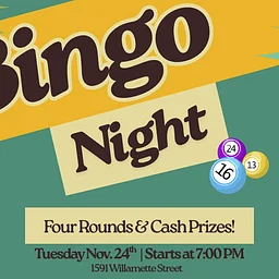 Bingo Night- benefitting Northwest Youth Corps