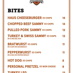 TAILGARTEN FOOD