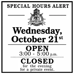 SPECIAL HOURS ALERT
