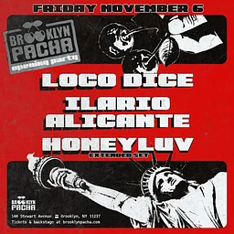 Brooklyn Pacha Opening Party 06 Nov 2026